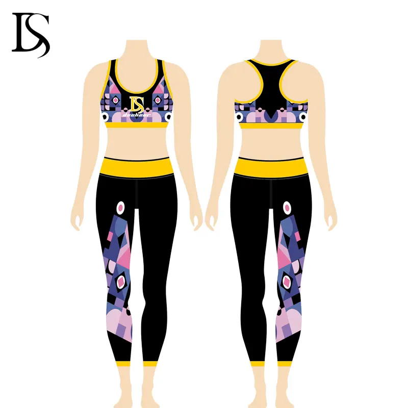 Wholesale Dance team warm up sets Cheer Bra and Shorts Cheer Practice Wear Manufacturer Cheerleading Uniforms - Image 7