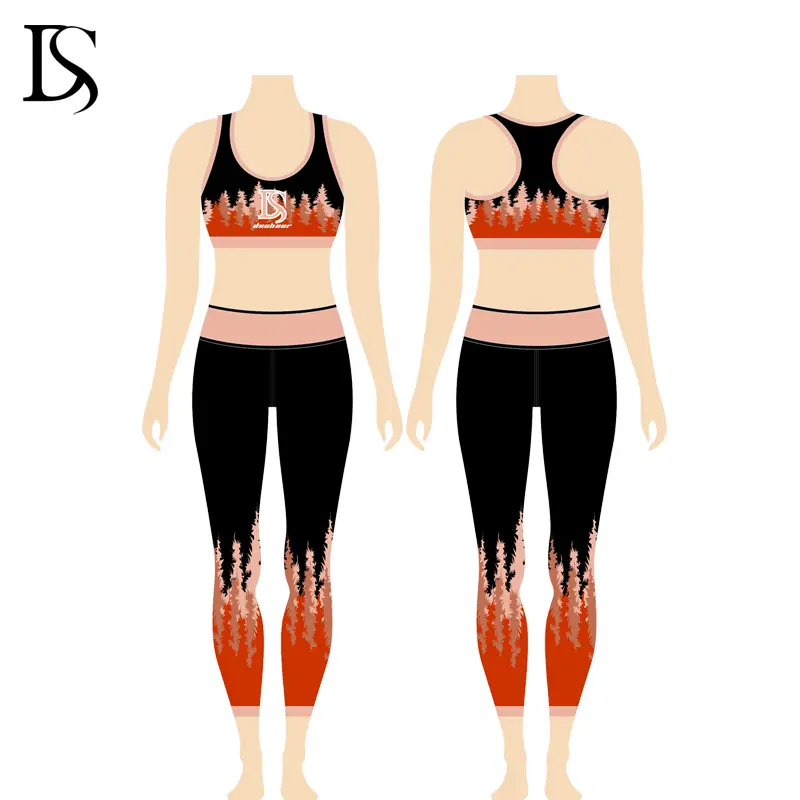 cheer tank top and skirts