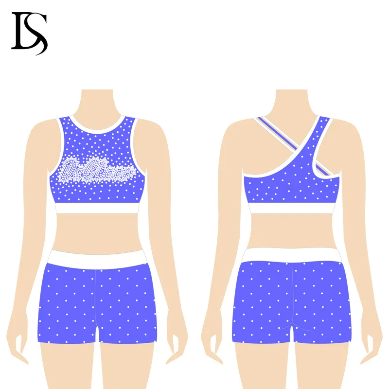 Cheer Crop Top And Shorts