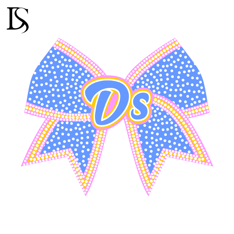 Glitter Custom hair cheer bows sparkly rhinestones by your own style - Image 6