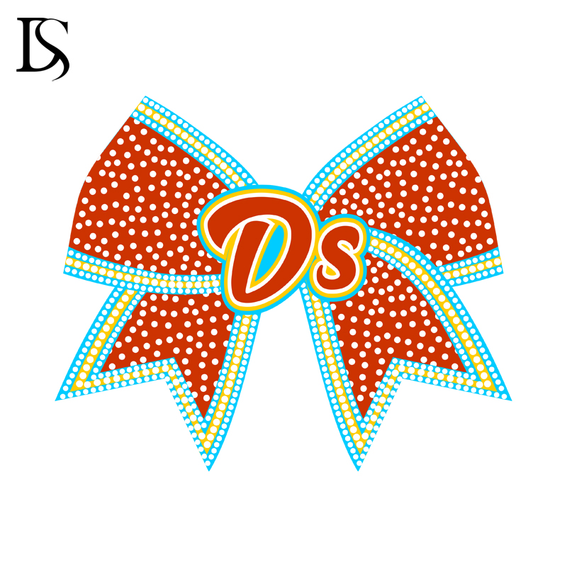 Glitter Custom hair cheer bows sparkly rhinestones by your own style - Image 4