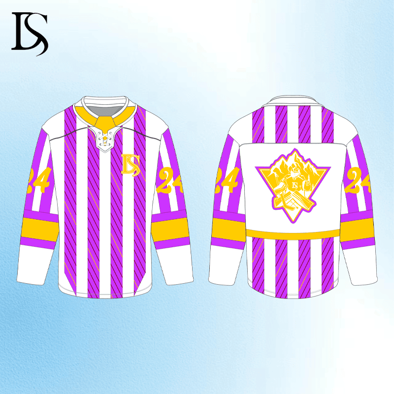 Custom patterns polyester competition train wear Ice Hockey Jersey tops