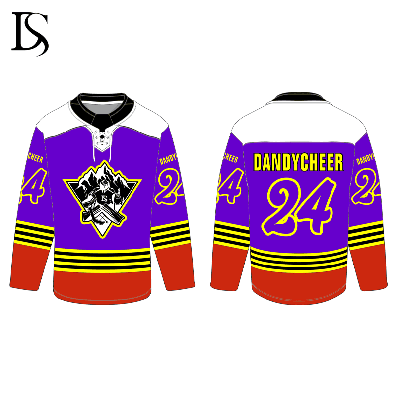 High quality sublimated Fashion Sport custom Hockey Jerseys set - Image 7