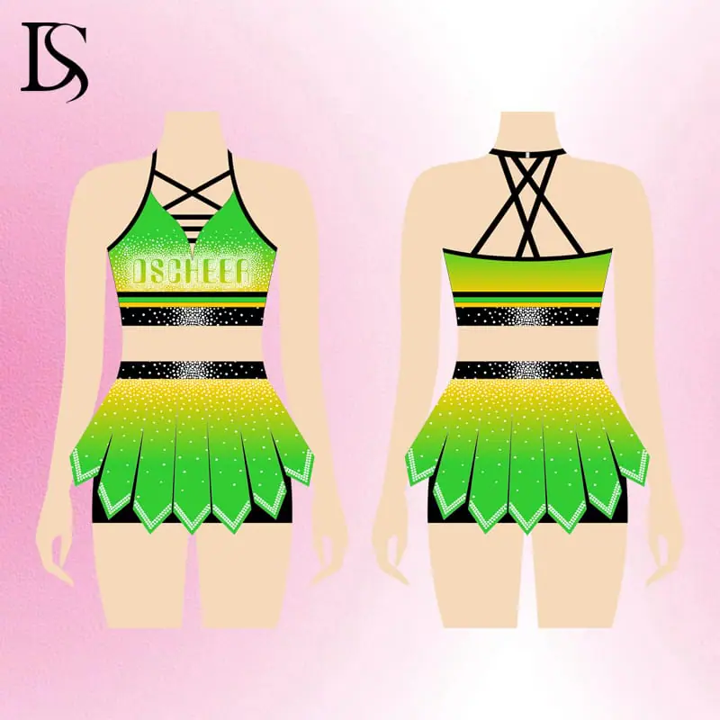 Hot Sale warm ups for cheer and dance team custom logo cheer uniform gears package kids cheer dance practice outfits - Image 6