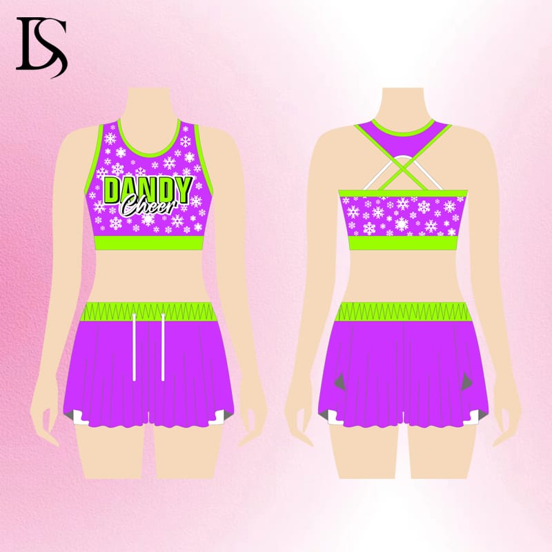 cheer crop and shorts