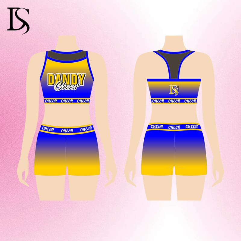 cheer crop and shorts