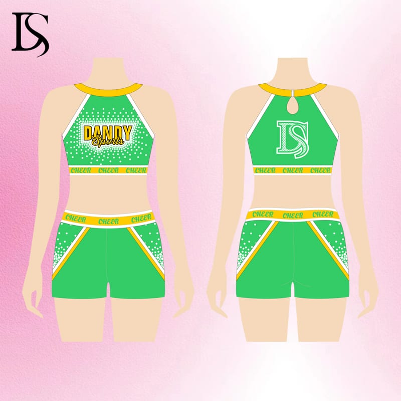 cheer crop and shorts