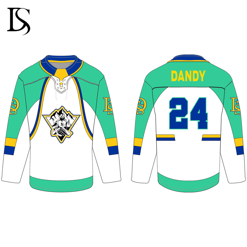 Hot sale Customized Sport school Design Ice Hockey Jersey set with your team logo - Image 4