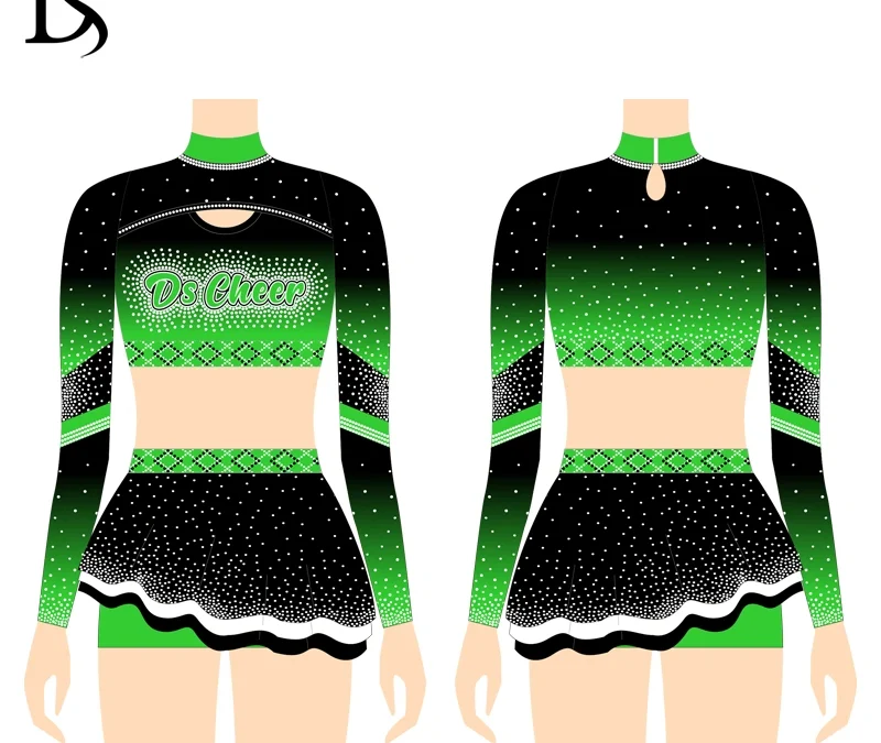 cheer top and skirts