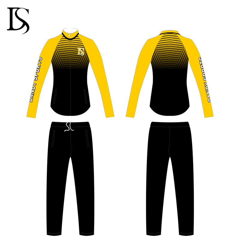 Customized your own design color and name jacket and pants set warm up cheer train wears