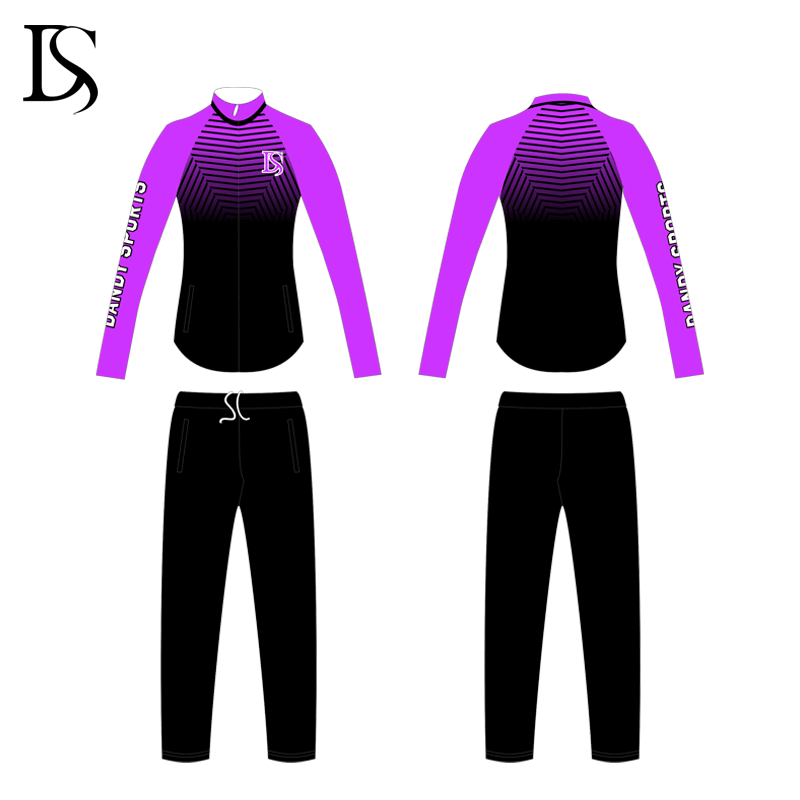 Customized your own design color and name jacket and pants set warm up cheer train wears - Image 2