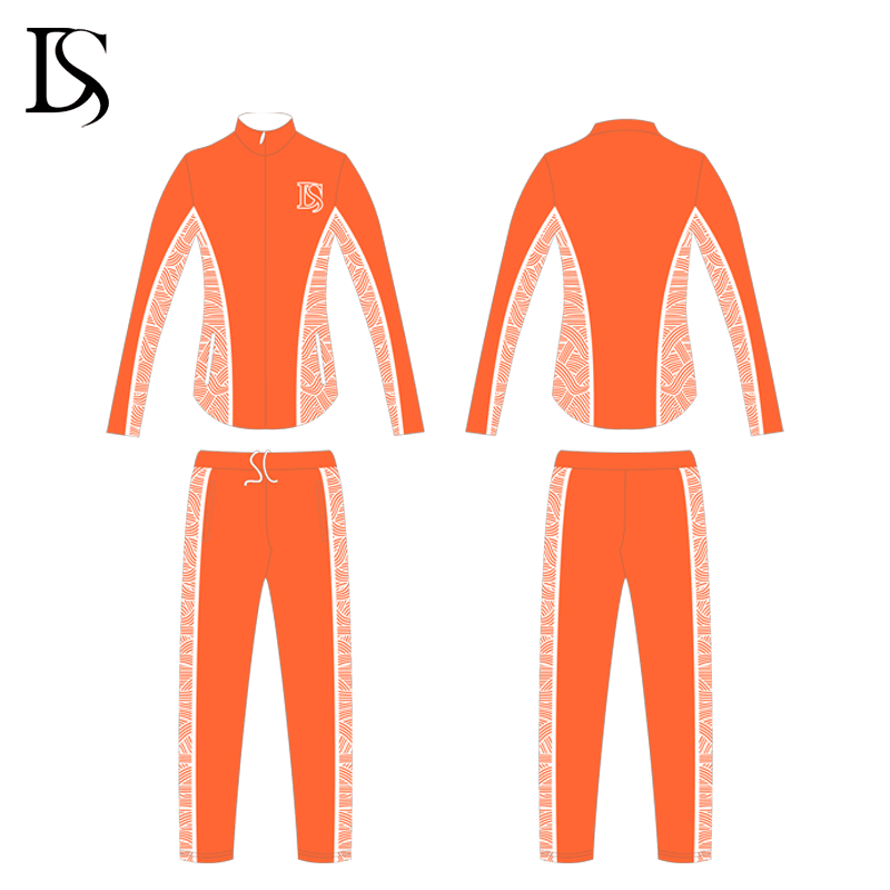 High quality customized design sublimated patterns jacket set cheer warm up sets - Image 4