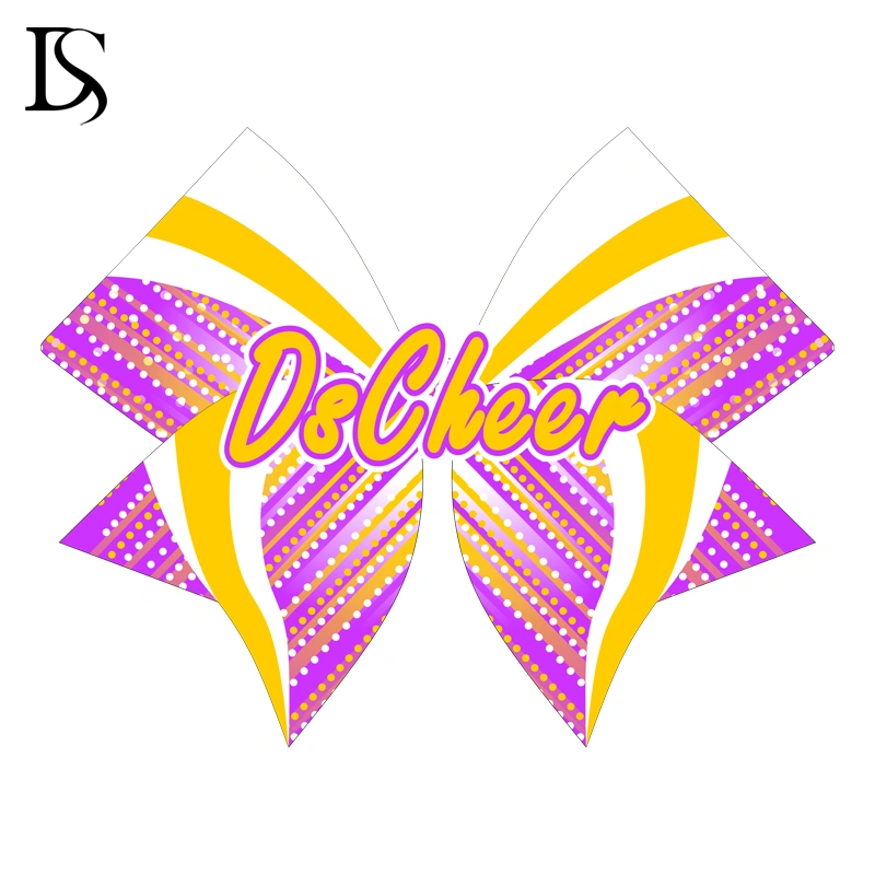 Customized color and diamonds patty cheer bow sparkly colorful hair bows - Image 6