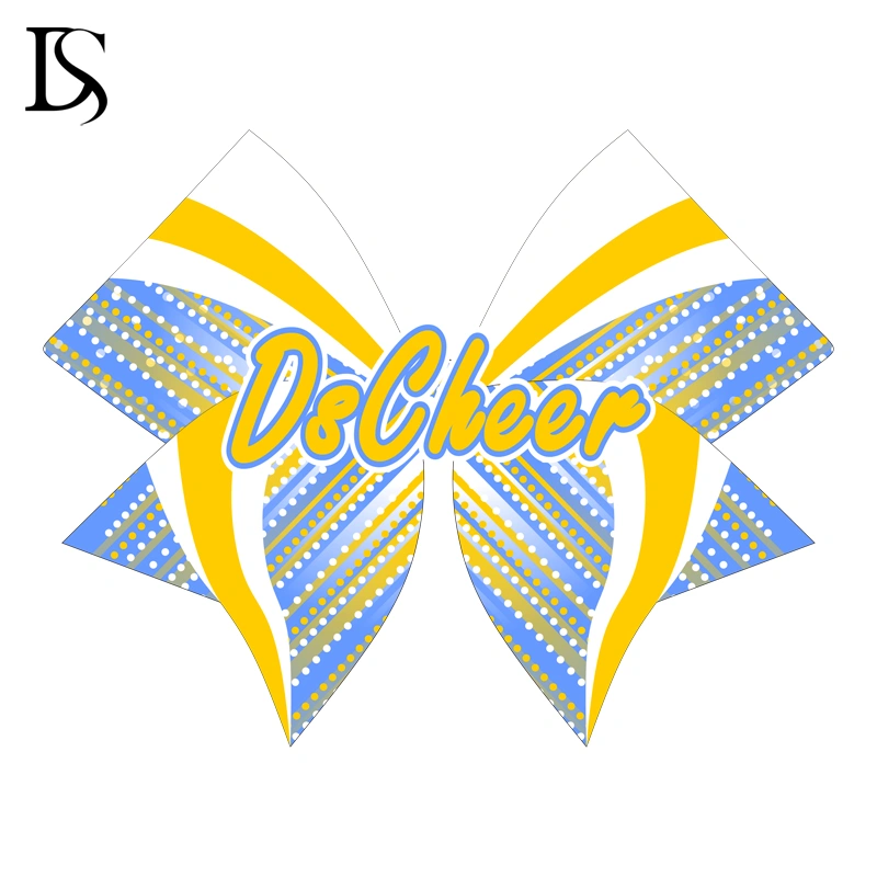Customized color and diamonds patty cheer bow sparkly colorful hair bows