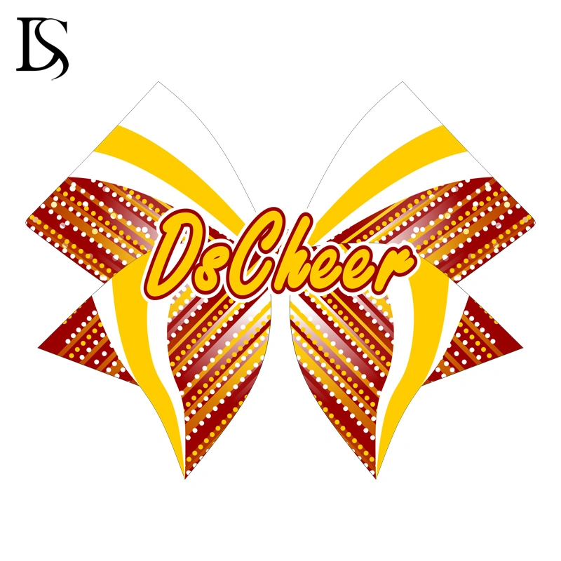 Customized color and diamonds patty cheer bow sparkly colorful hair bows - Image 5