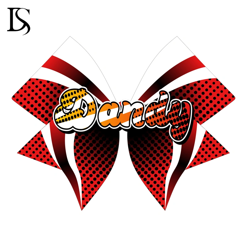 Customized color and diamonds patty cheer bow sparkly colorful hair bows - Image 3