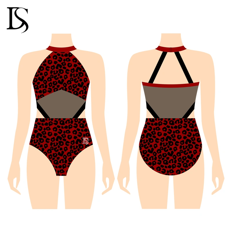 New Arrival Women Full Sublimated Gymnastic Leotard Sleeve Dance Bodysuit - Image 4