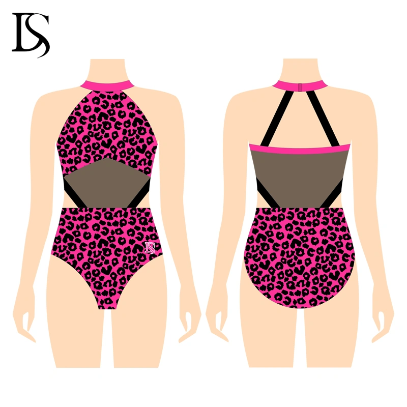 New Arrival Women Full Sublimated Gymnastic Leotard Sleeve Dance Bodysuit - Image 5