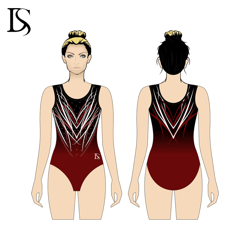 Customized dance tight select your design tight women competition performance gymnastics leotard