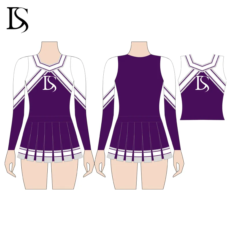 Women Cheer Cheerleading Costume Custom Design Cheerleader Uniform - Image 5